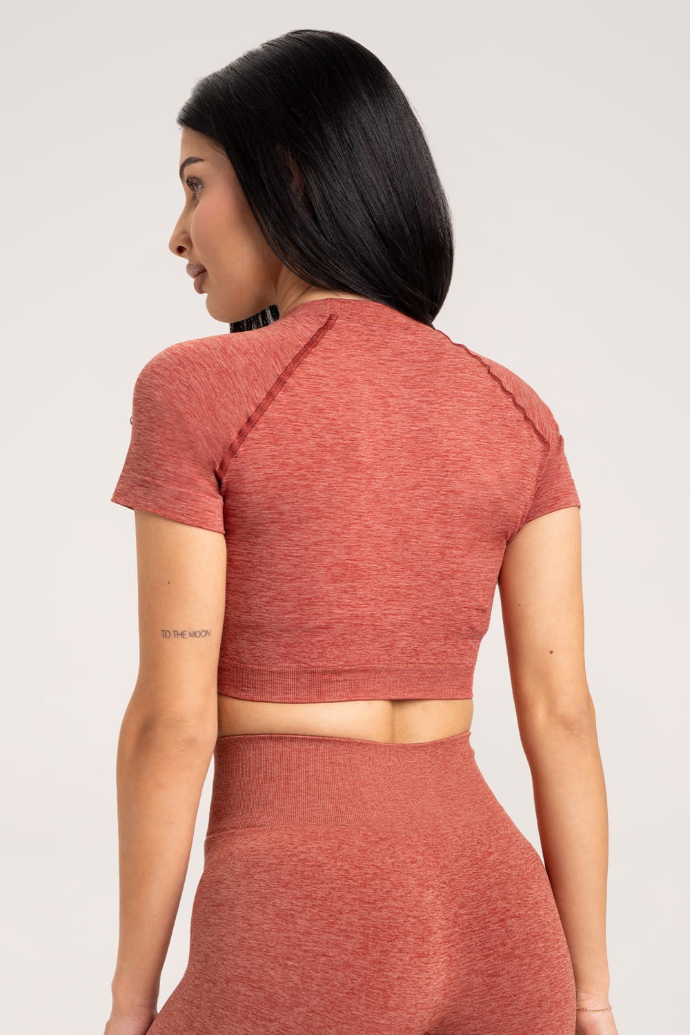Seamless rashguard cherry