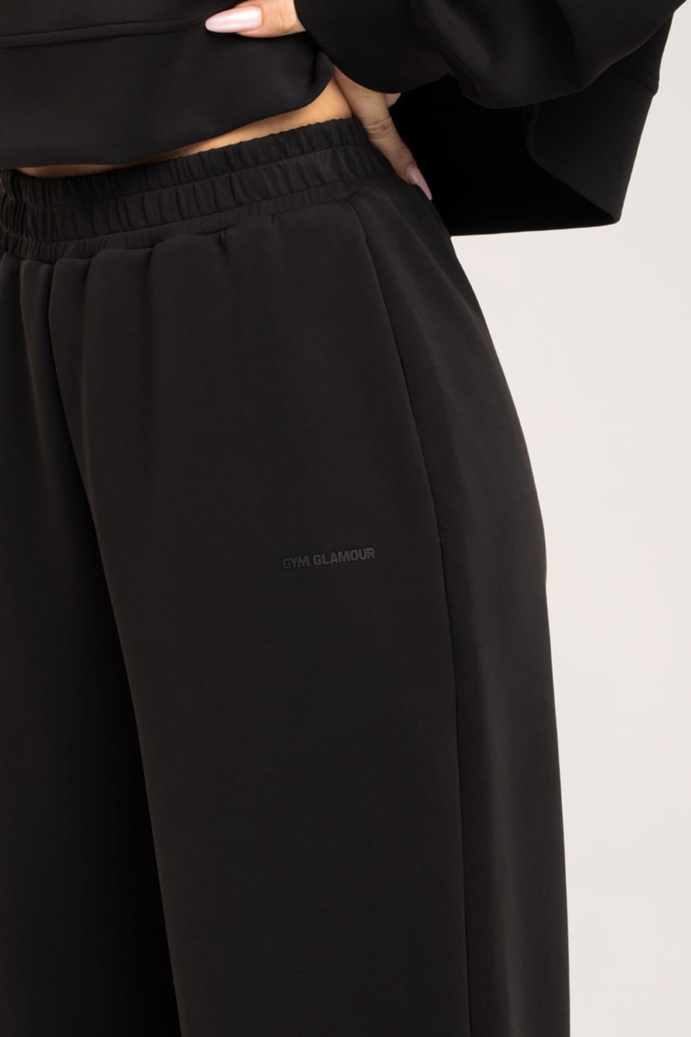 Hlače trenirke Smooth black