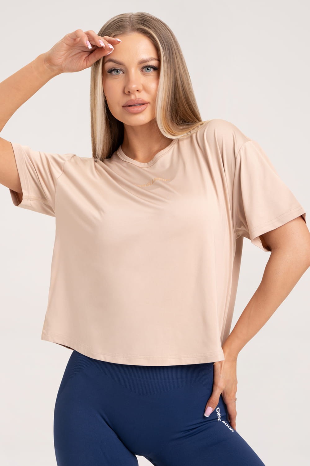T-shirt sport beige