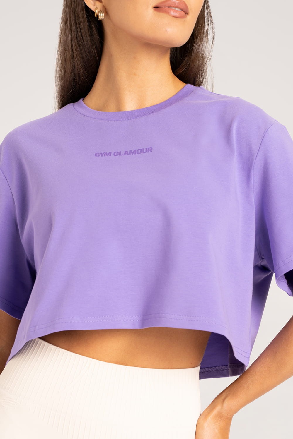 Majica boxy lilac crush