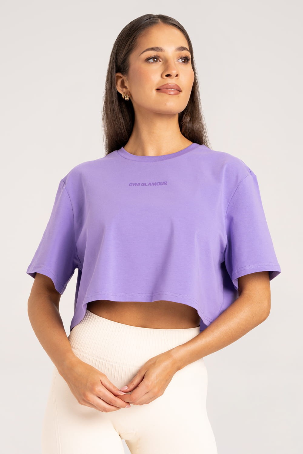 Majica boxy lilac crush