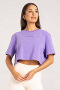 Majica boxy lilac crush