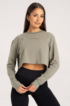 Longsleeve boxy safari