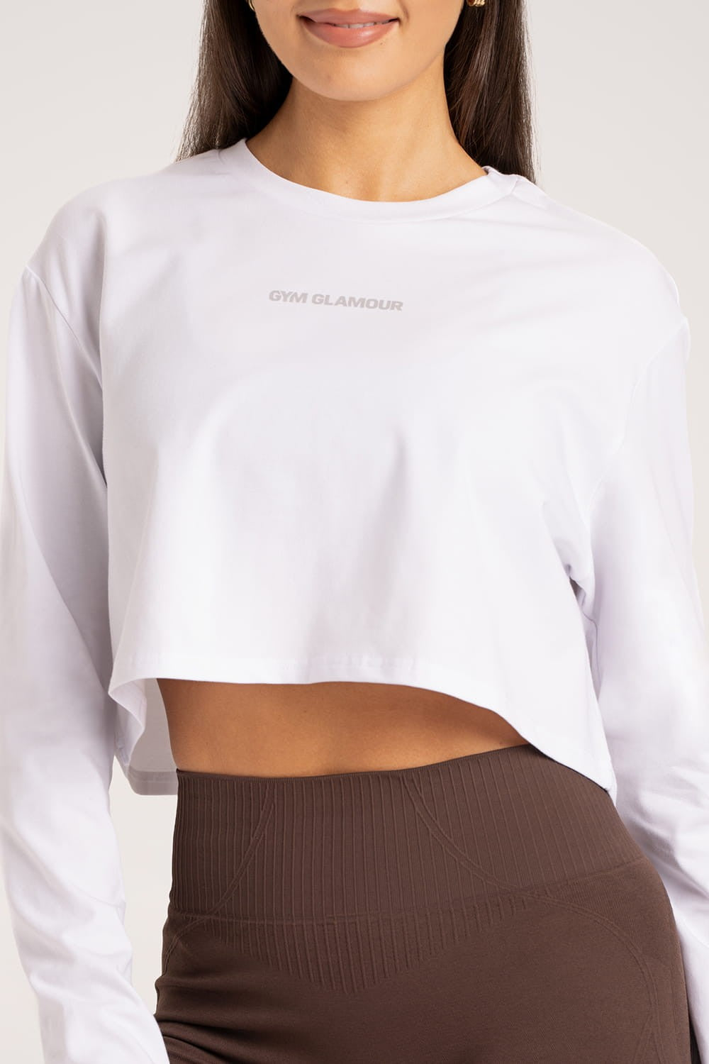 Longsleeve boxy white