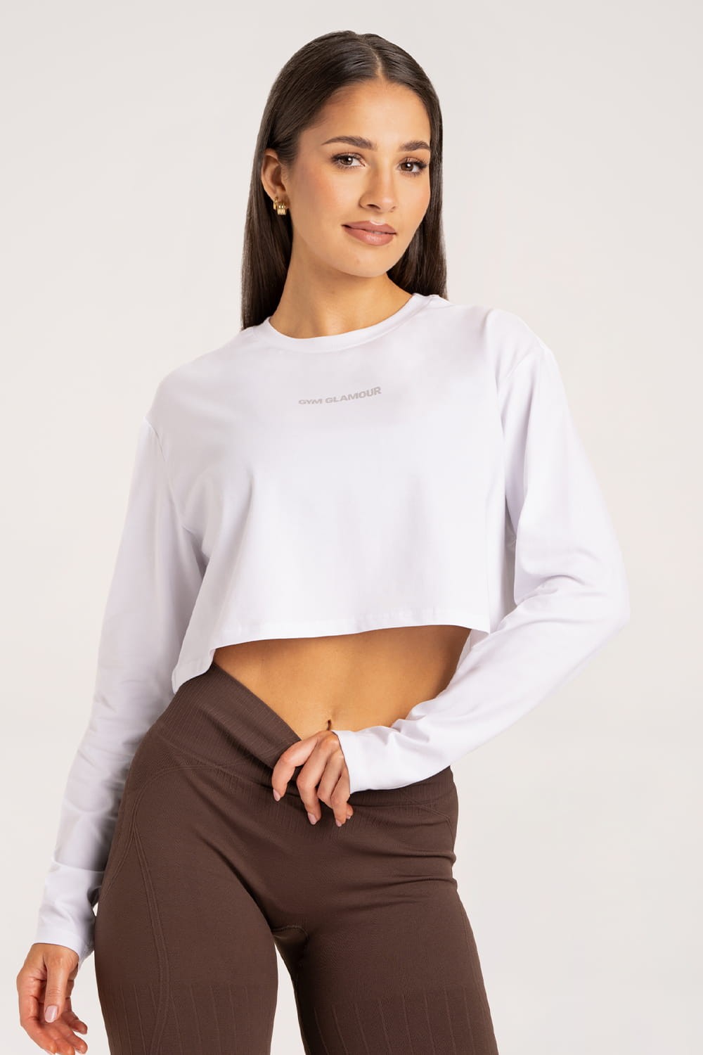 Longsleeve boxy white
