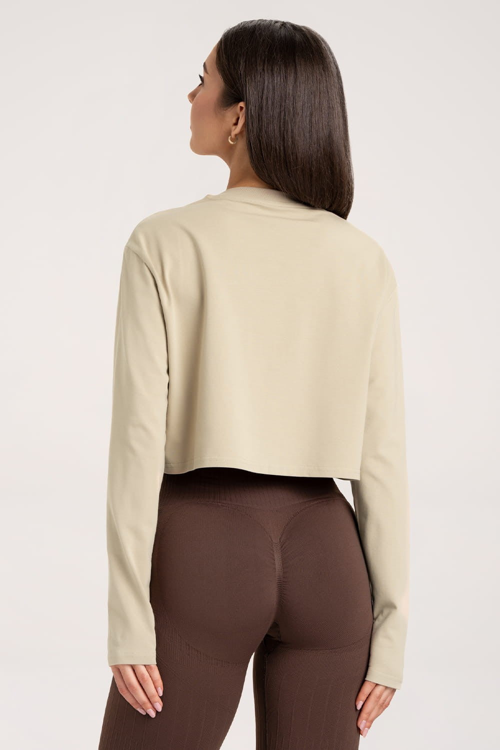 Longsleeve boxy desert sand
