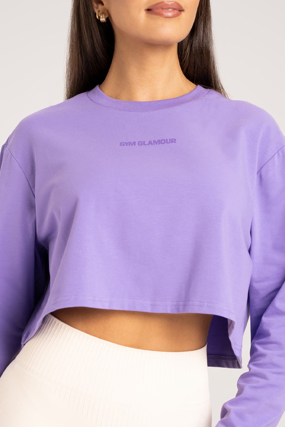 Longsleeve boxy lilac crush