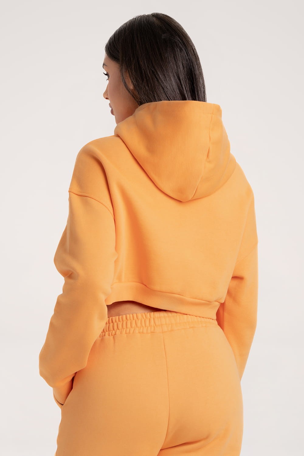 Crop dukserica Tangerine