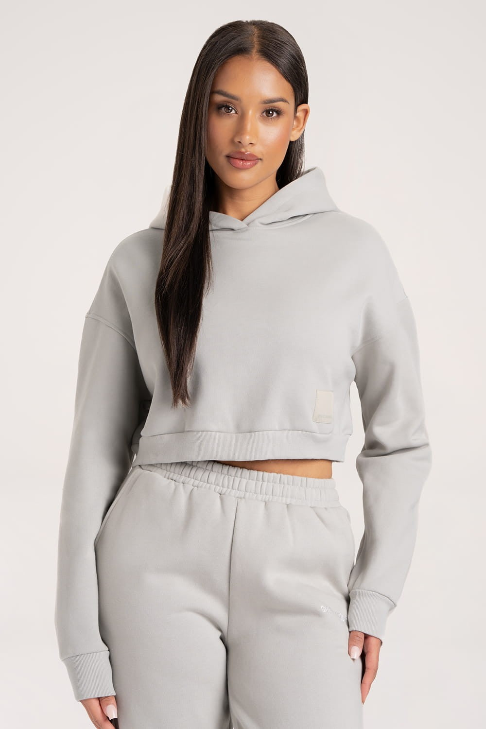 Crop hoodie Platinum
