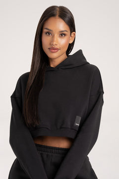 Hoodie Crop black