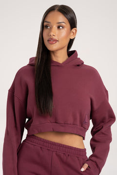 Hoodie Crop Ruby