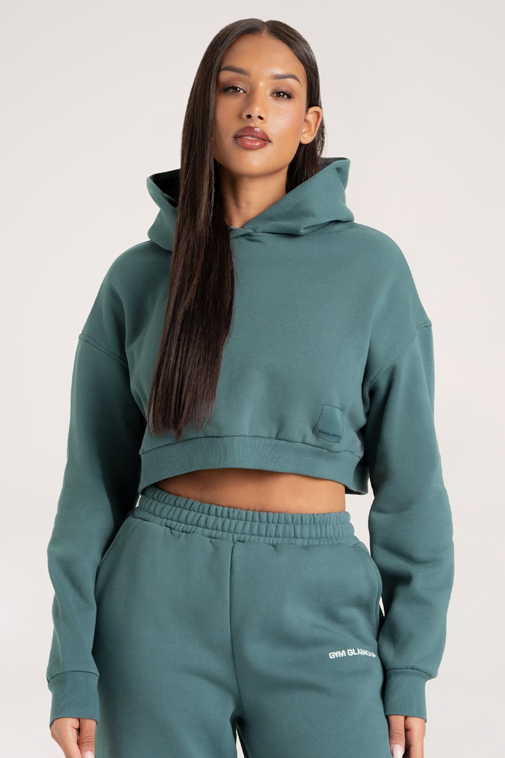 Crop hoodie Ocean Glow