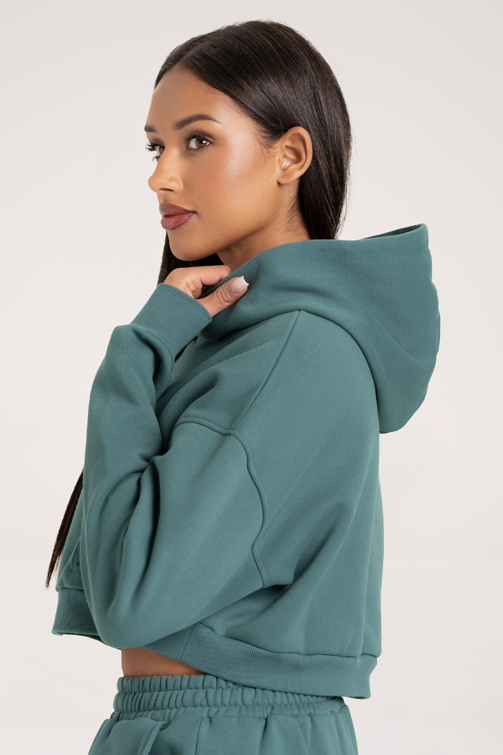 Crop hoodie Ocean Glow