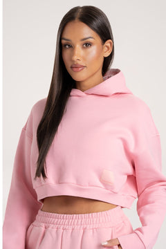 Hoodica Crop Bubble Gum