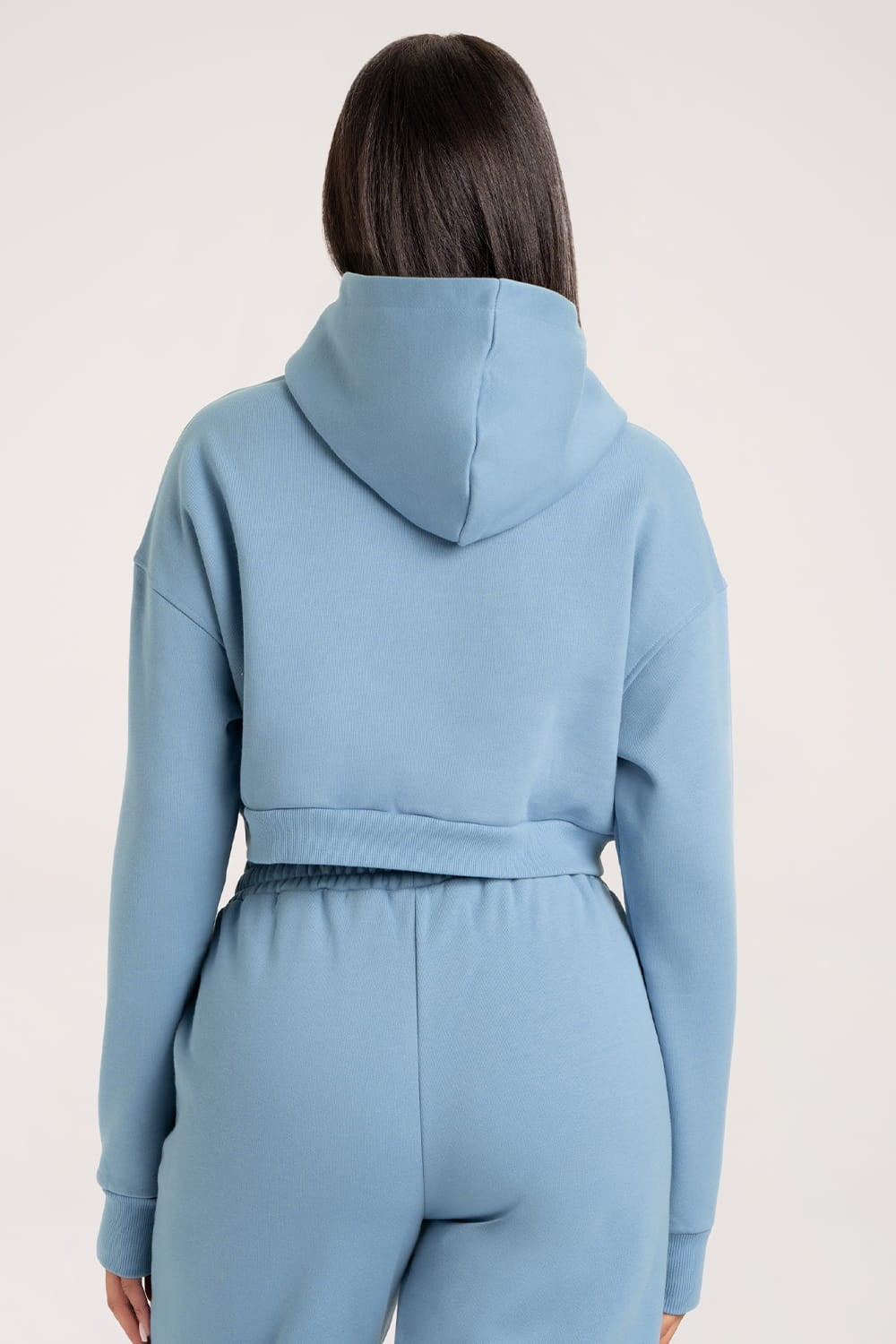 Dukserica Crop Sky Blue