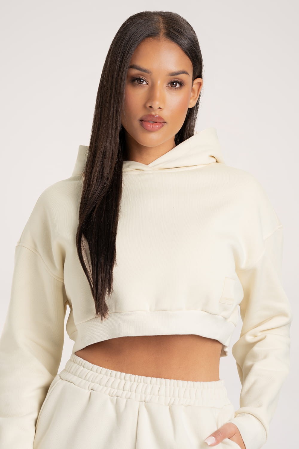 Crop hoodie Off White