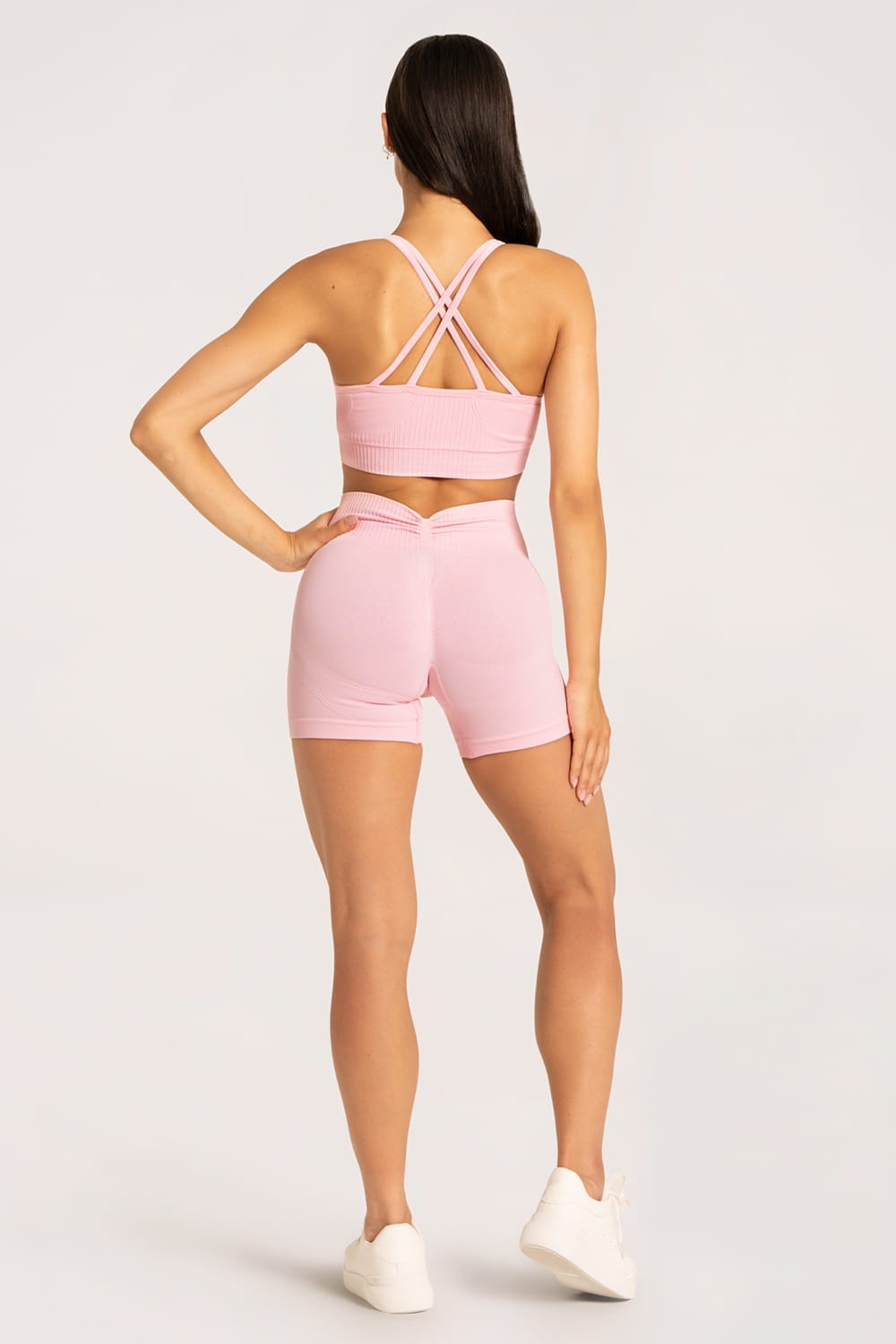 Kratke hlačice deep push up 2.0 candy pink