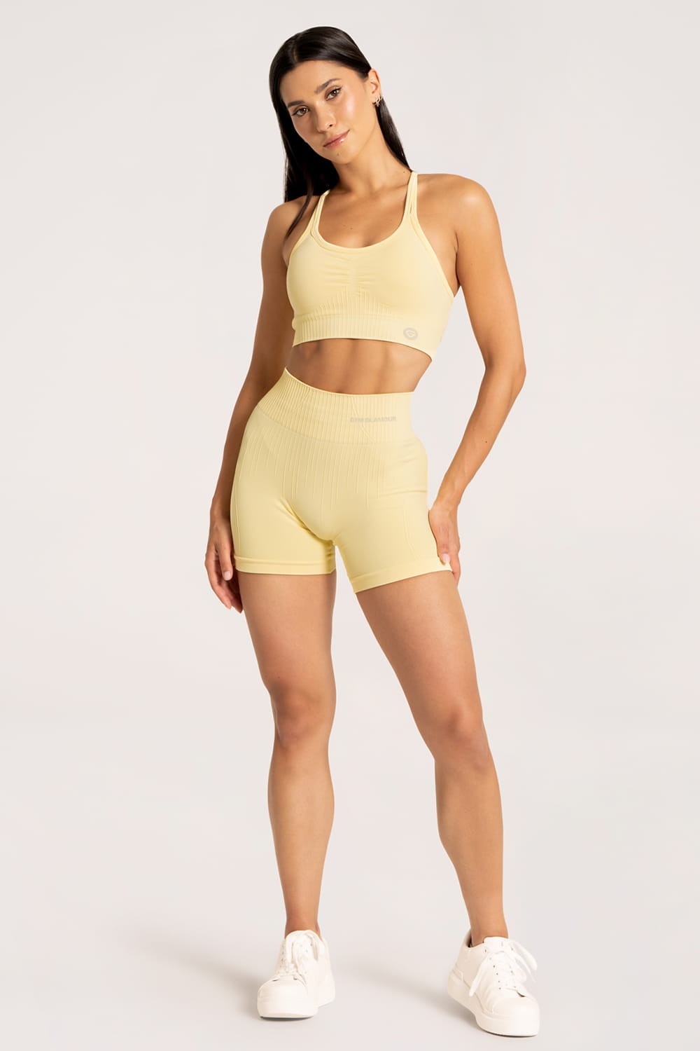 Kratke hlačice deep push up 2.0 butter yellow