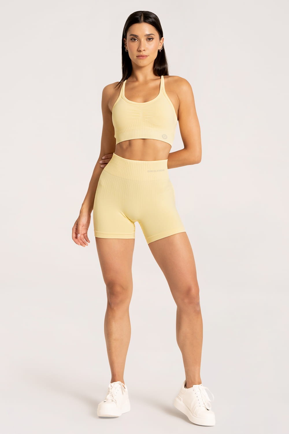 Kratke hlačice push up 2.0 butter yellow