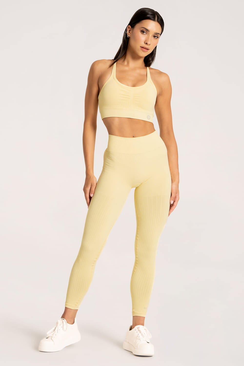 Tajice deep push up 2.0 butter yellow