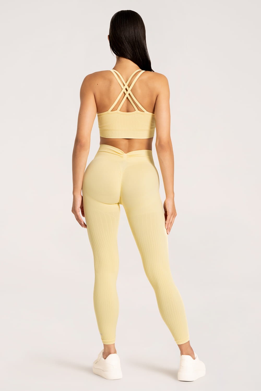 Tajice deep push up 2.0 butter yellow