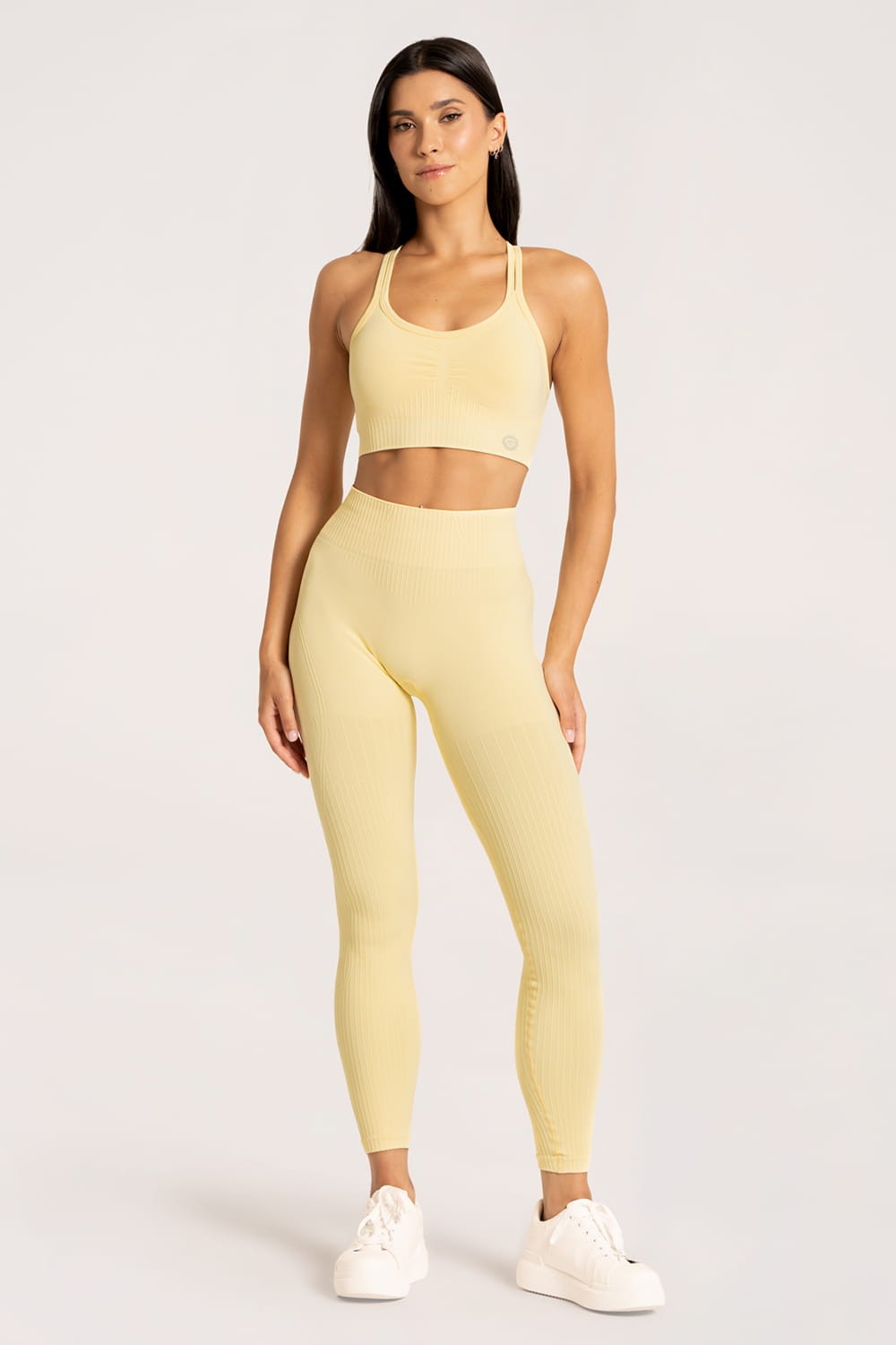 Tajice push up 2.0 butter yellow