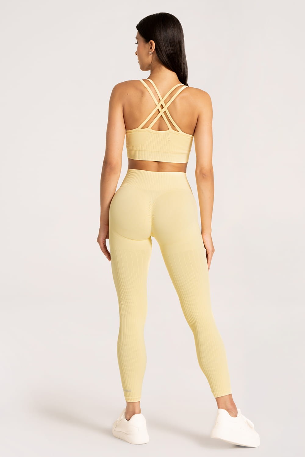 Tajice push up 2.0 butter yellow
