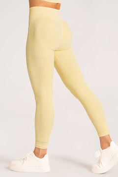 Tajice push up 2.0 butter yellow