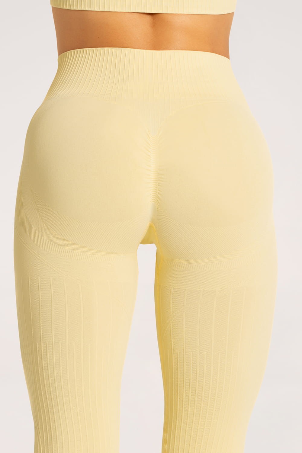 Tajice push up 2.0 butter yellow