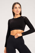 Bešavni crni rashguard