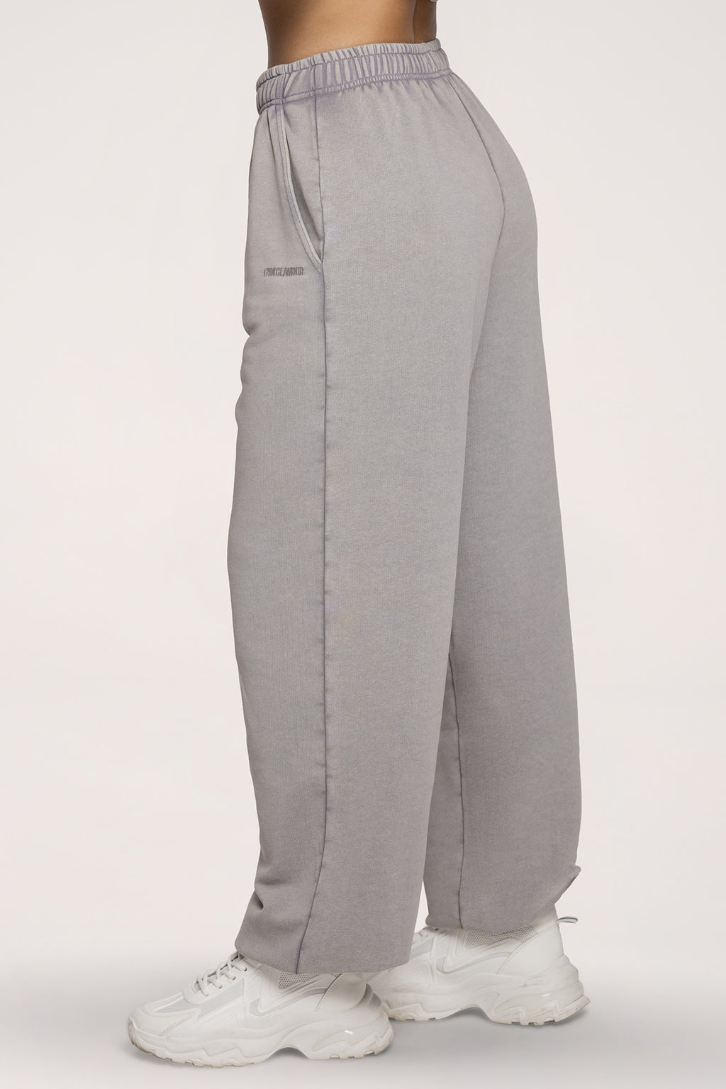 Trenirka s manžetom Easy light grey