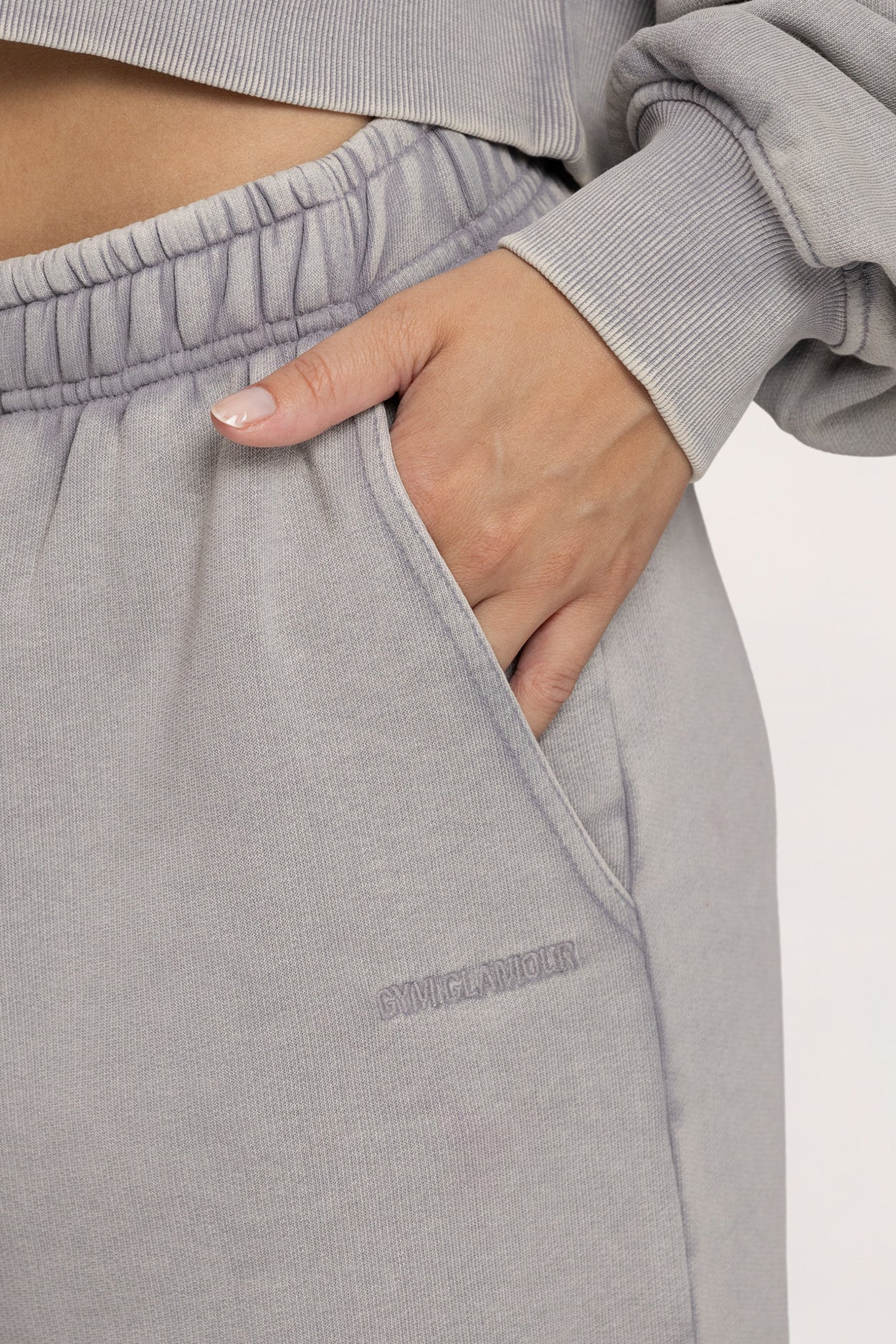 Trenirka s manžetom Easy light grey