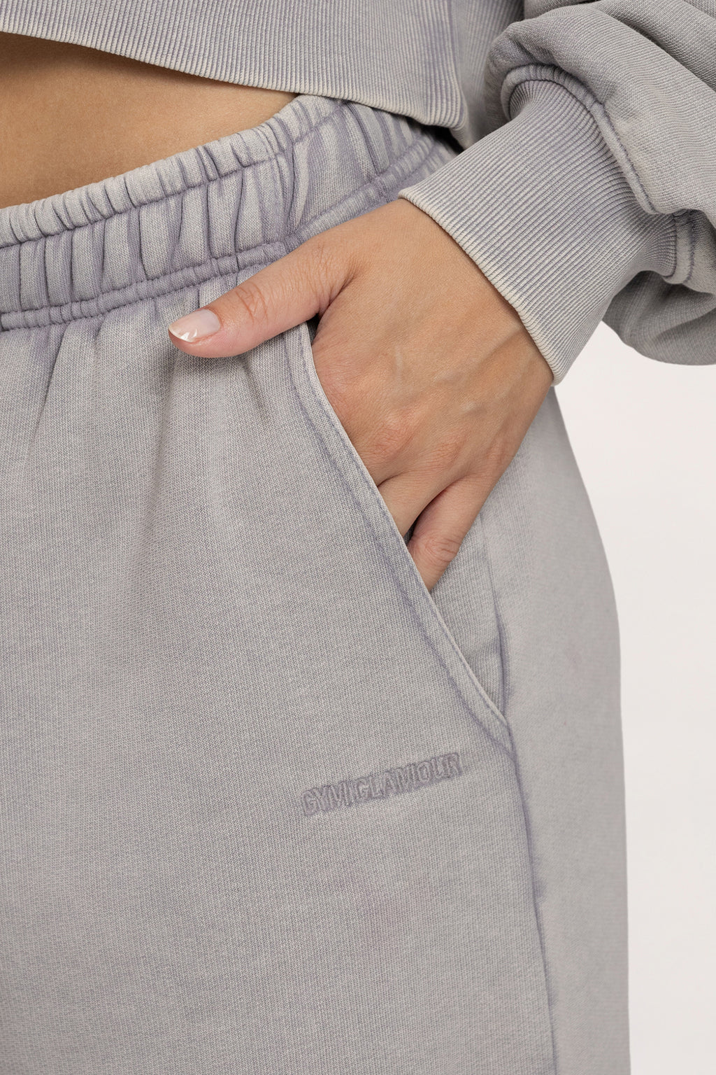 Trenirka ravnog kroja Easy light grey