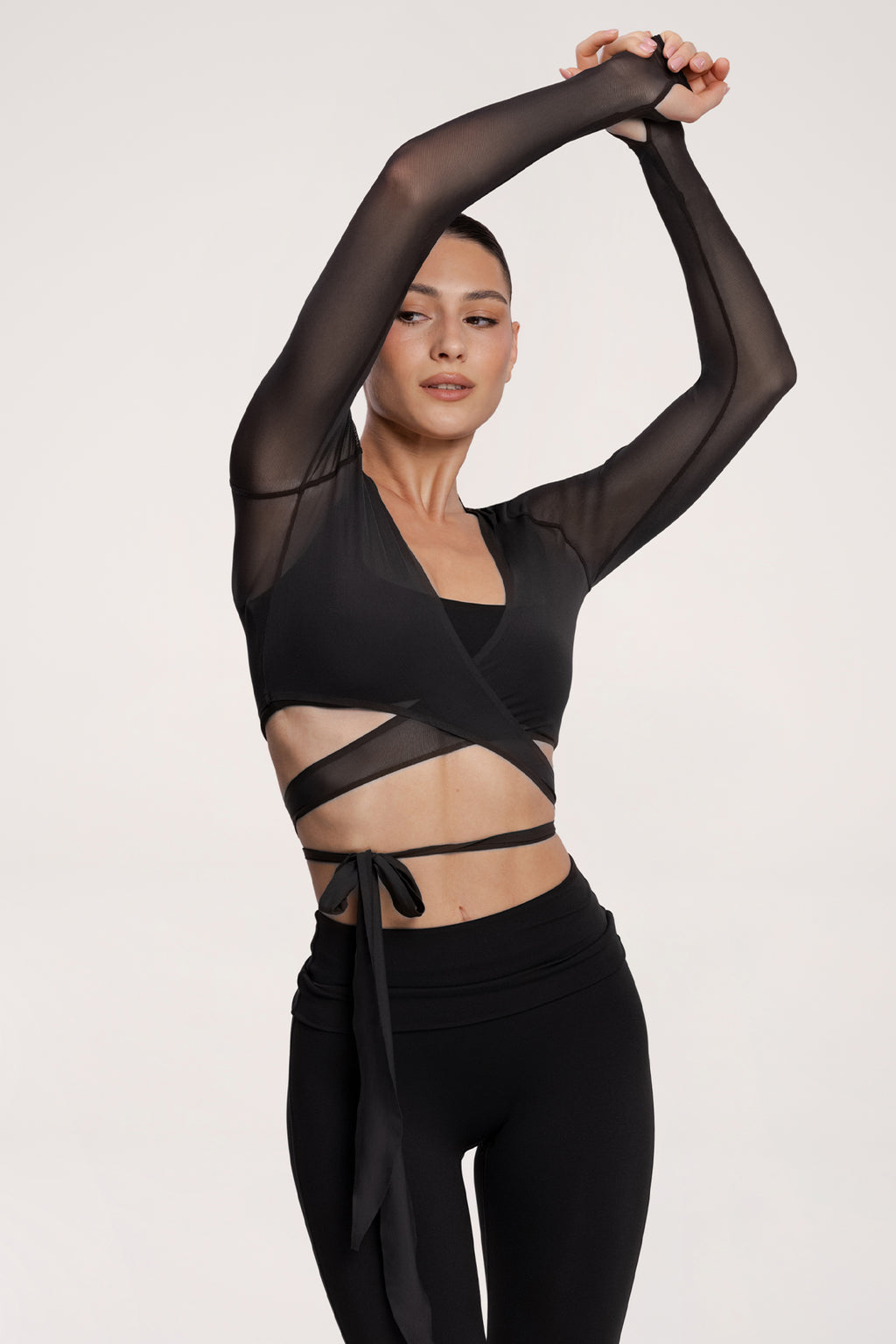 Vezani bolero pilates era black
