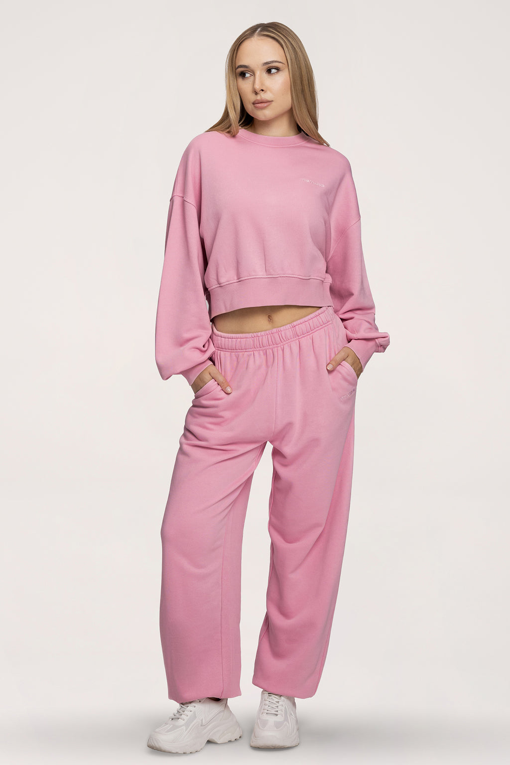 Trenirka s manžetom Easy light pink