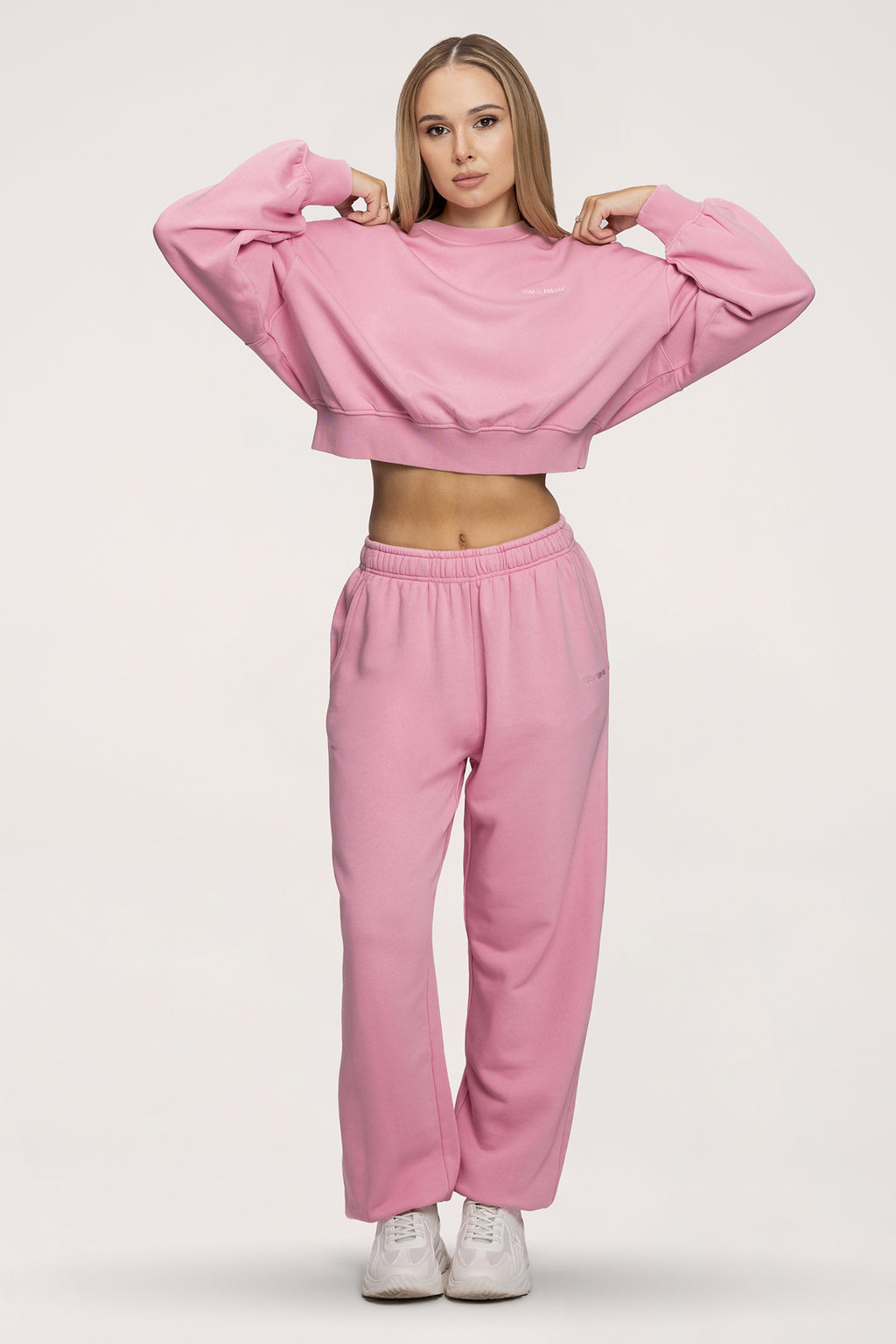 Trenirka s manžetom Easy light pink