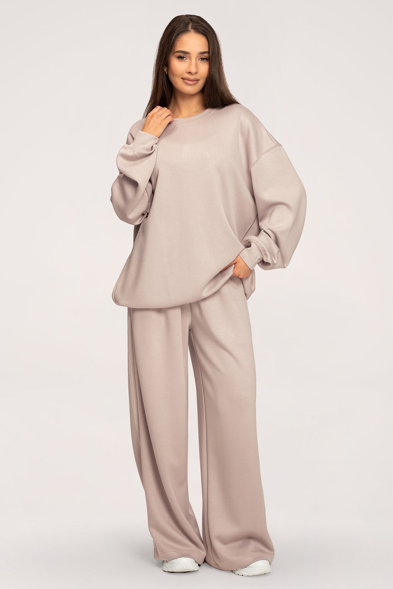 Hoodie oversize UN1FORM beige