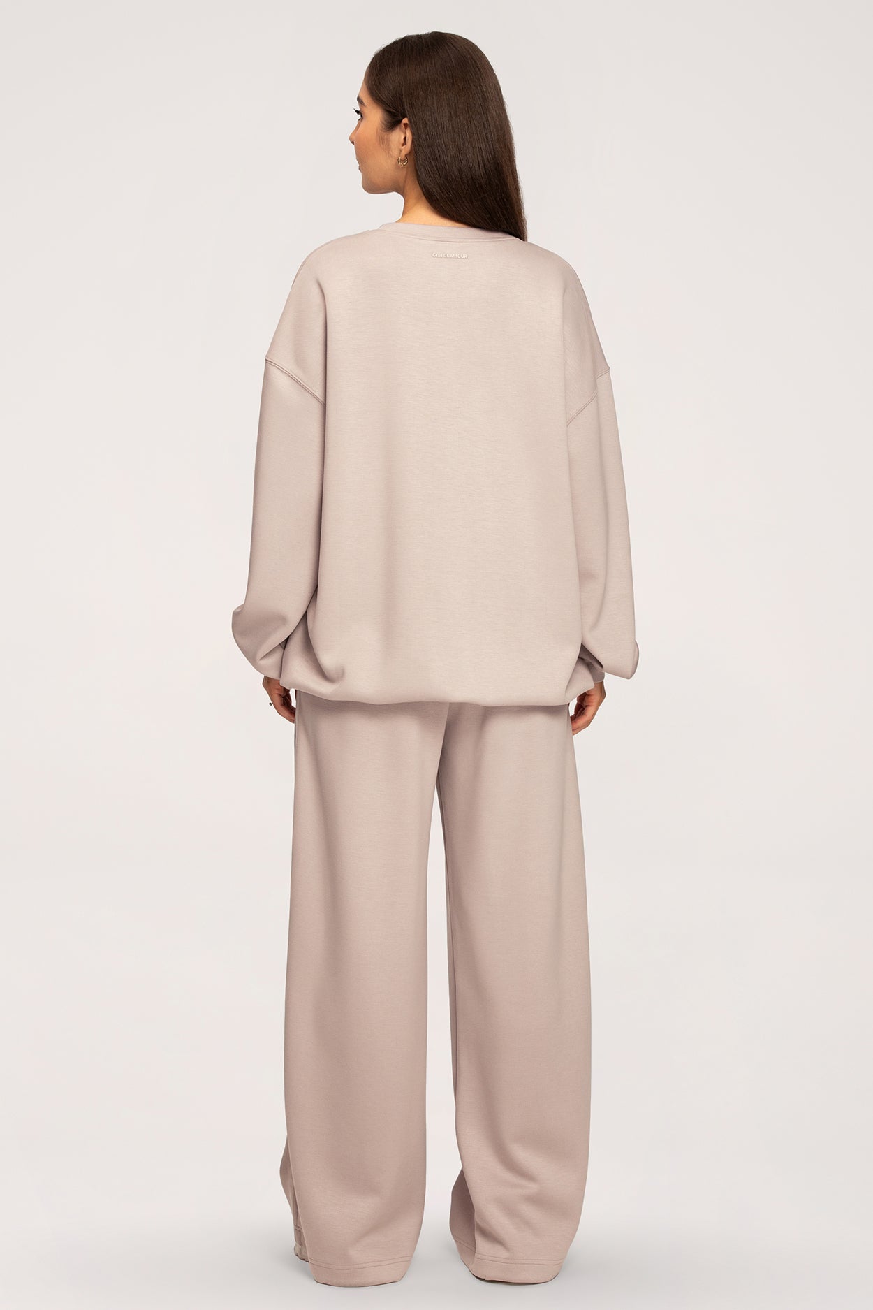 Hlače trenirke oversize UN1FORM beige