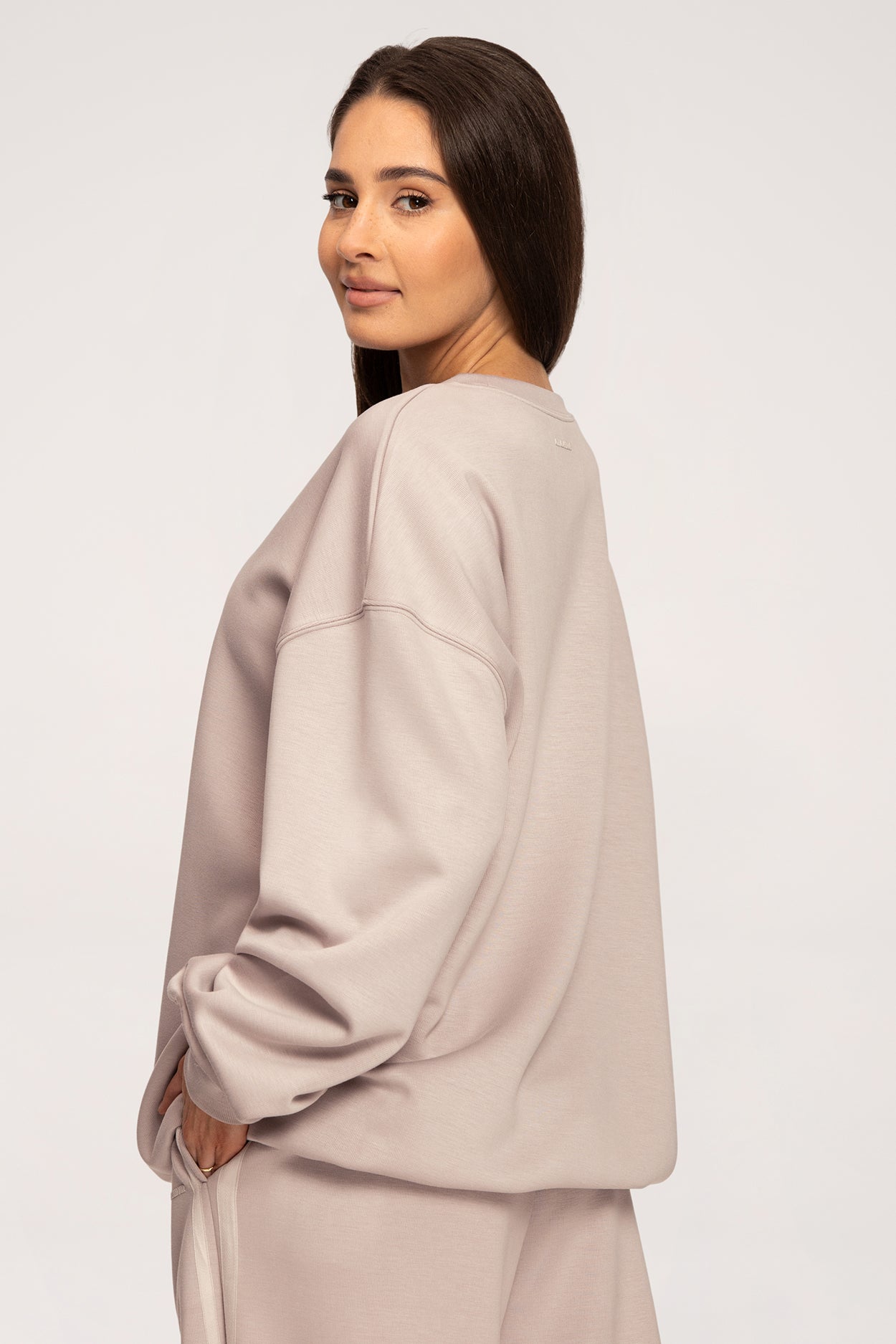 Hoodie oversize UN1FORM beige