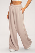 Hlače trenirke oversize UN1FORM beige
