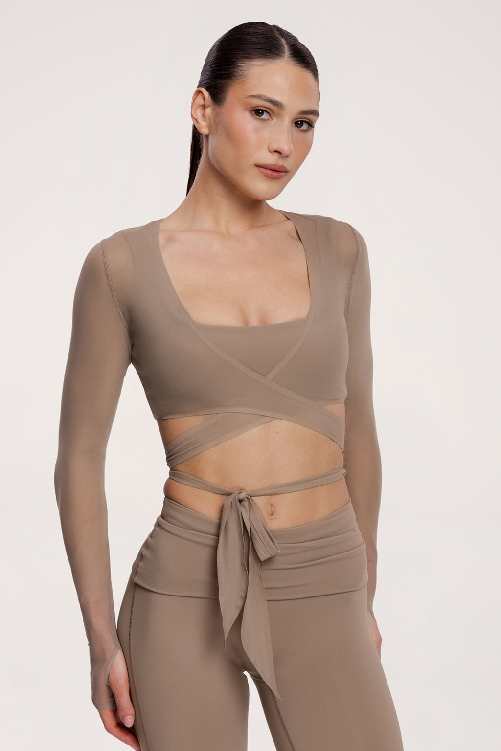 Vezani bolero pilates era warm beige