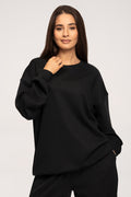 Oversize majica UN1FORM black
