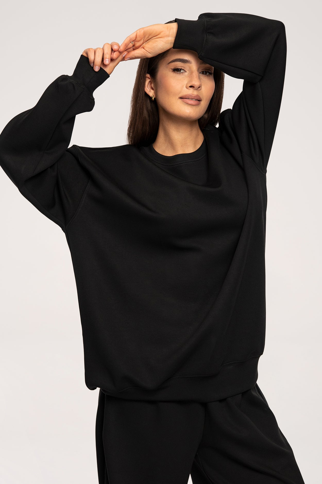 Oversize majica UN1FORM black