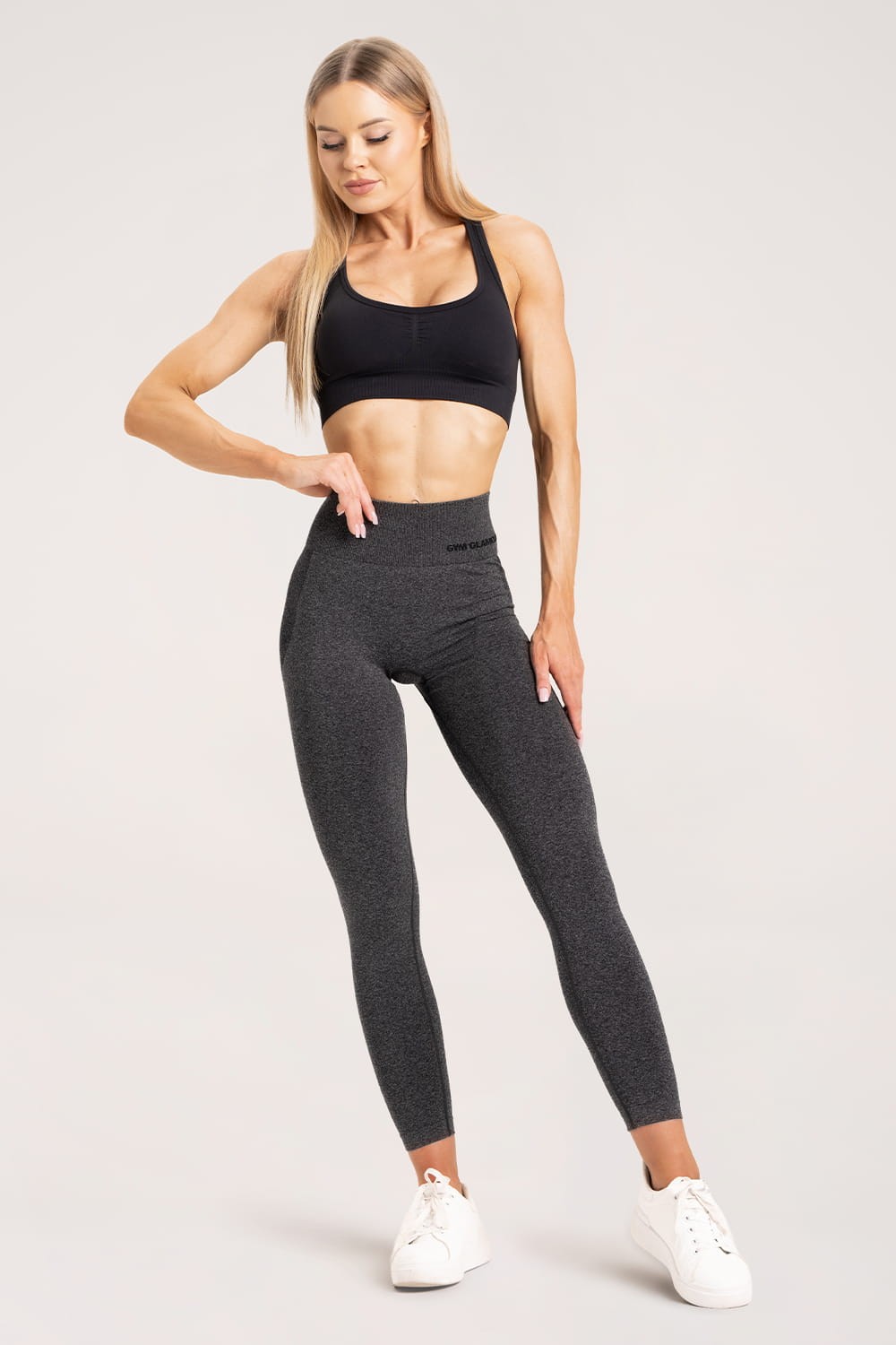 Tajice melange dark grey