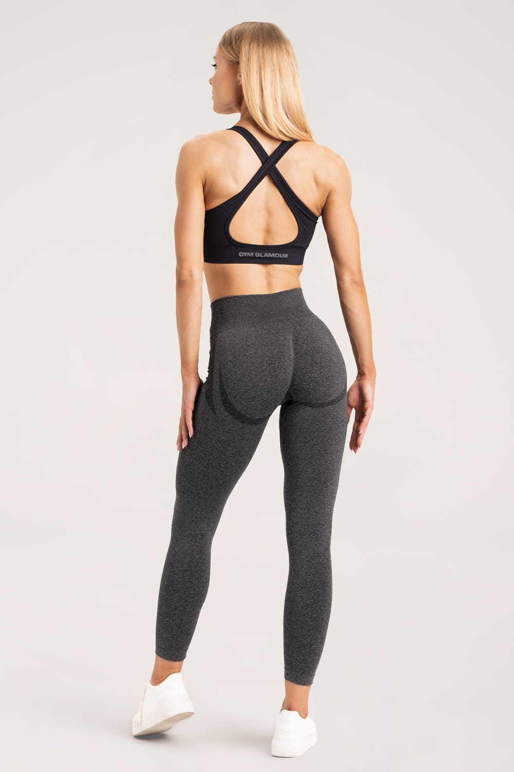 Tajice melange dark grey