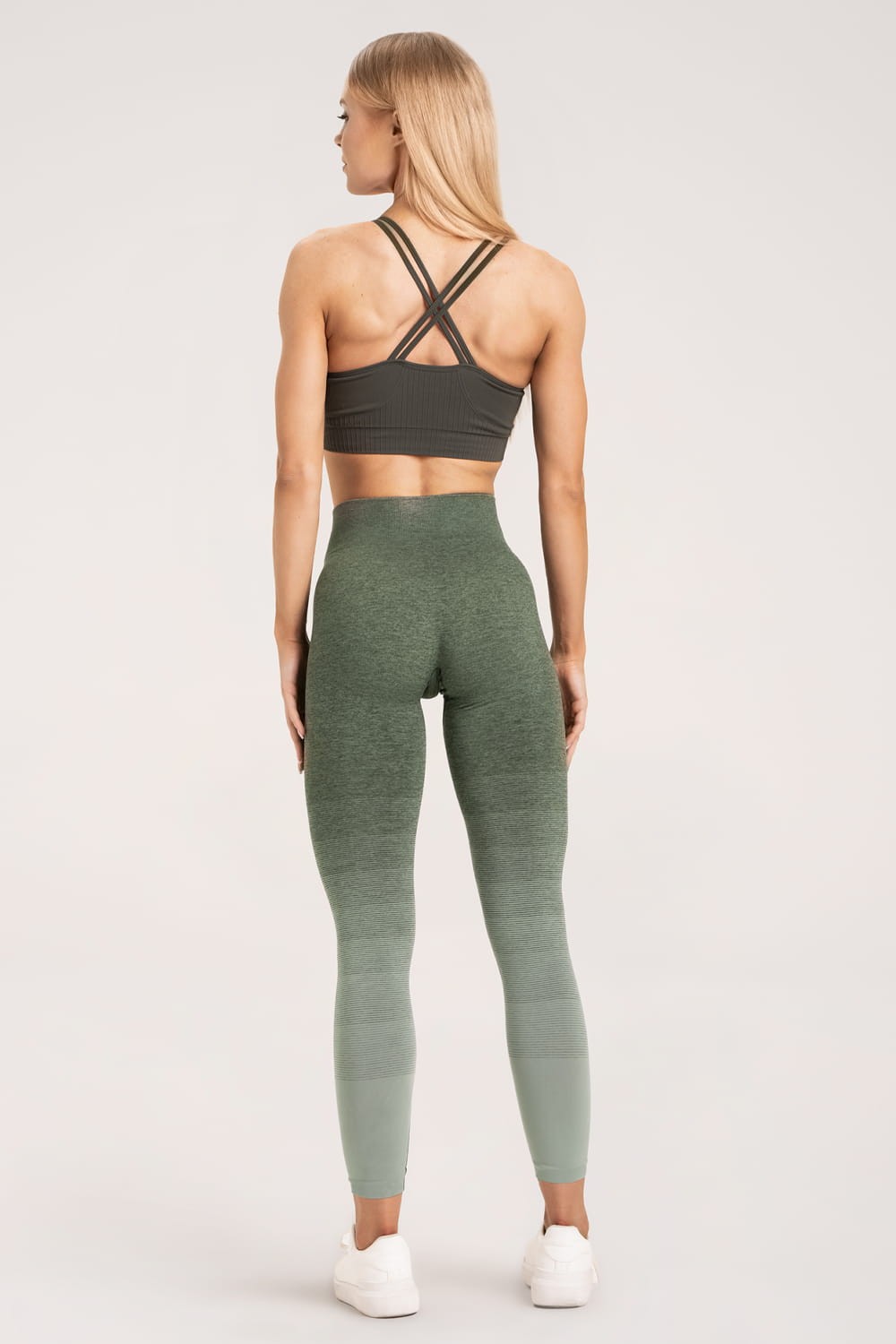Tajice khaki ombre