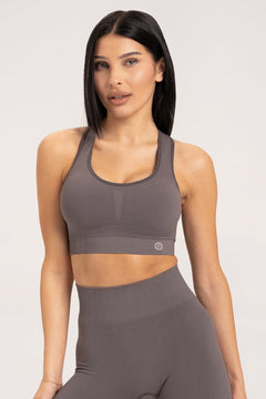 Sportski grudnjak push up grey