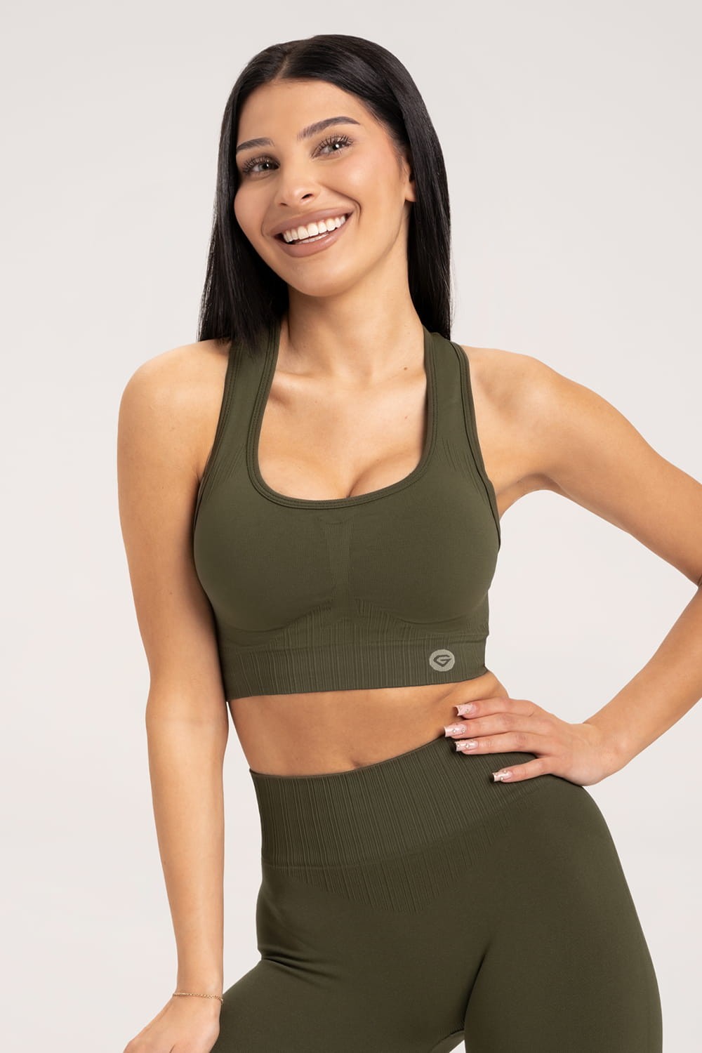 Push up grudnjak khaki