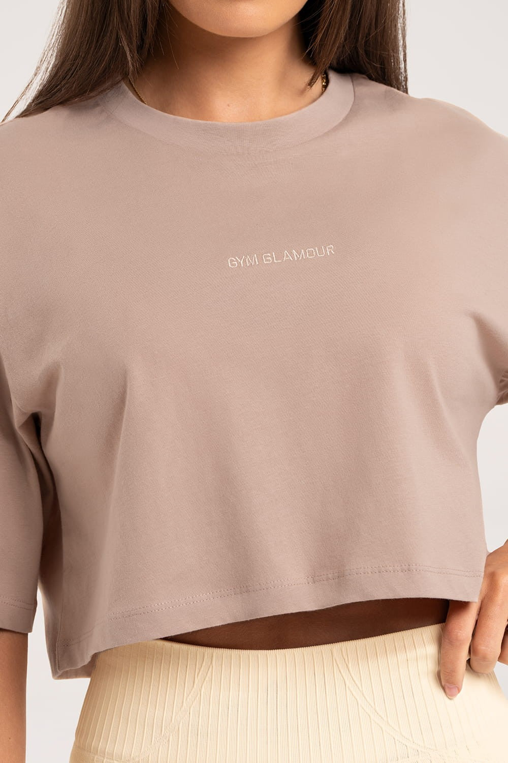Crop majica nude
