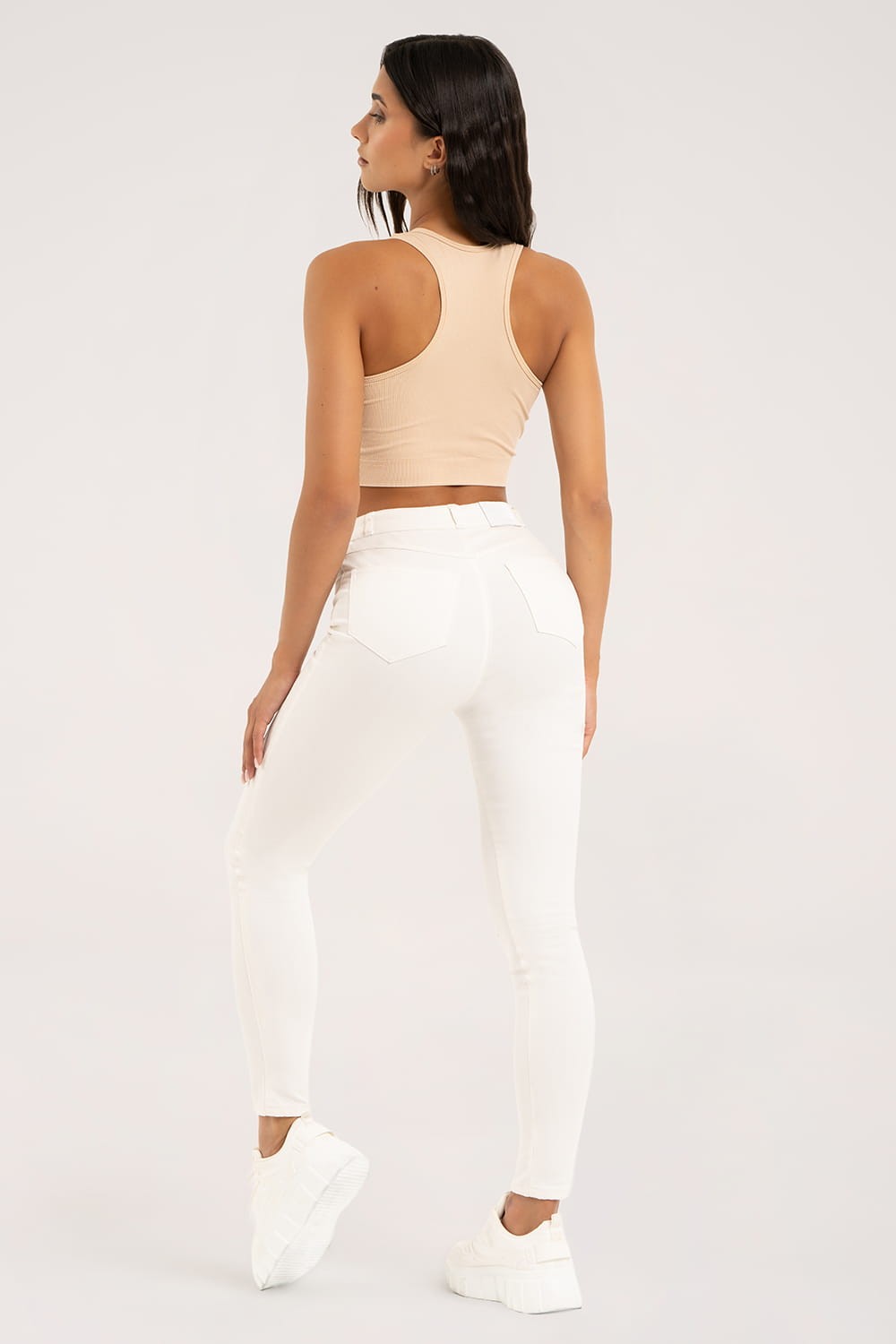 Skinny traperice off white
